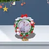 Kinderen Kerstmis Fotolijst Hanger Cross-Border Snowman Hars Christmas Decorations Holiday Baby Xmas Gift GWD11406