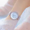 Orologi da donna in cristallo Orologi da polso da donna alla moda con diamanti di marca famosa Orologi da polso in acciaio inossidabile Relogio Feminino 210527