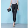 Calças retas coreanas Calças femininas Todas as calças de primavera casual Plus size S-4XL tornozelo-comprimento 210925