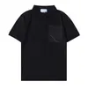 جودة عالية الشهيرة رجل تي شيرت مصمم قميص ماركة الرجال القمصان إلكتروني طباعة جولة الرقبة قصيرة الأكمام أسود أبيض