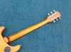 Custom Tak Matsumoto Signature Стеганый кленовый топ Оранжевая электрическая гитара Abalone Trapezoid Inlay, Black Body Binding, Tuilp Tuners, Chrome Hardware