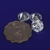 Loose Gemstones Brilliant Cut 1 Carat VVS1 Diamond D Kolor 6.5mm Moissanite Biżuteria Naturalny Kamień Wisiorek Do Naszyjnik Łańcucha H1015