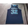 001Rare Basketball Jersey Men Youth Femmes Vintage Bleu # 32 Jared Terrell Rhode Rrams Taille de l'école secondaire S-5XL personnalisée N'importe quel nom ou numéro