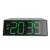 Digital LED-väckarklocka med 10W Trådlös Fast Laddning Skrivbord Snooze Elektronisk 12/24 timmar Display 210804