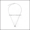 Hanger kettingen hangers sieraden elegante charmante gouden ketting vrouwen dames bruiloft giften eenvoudige geometrische kristal zirkoon ckoker neg