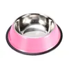 Stainless Steel Dog Bowl with Rubber Base for Small/Medium/Large Dogs Pets Feeder and Water Perfect Choice