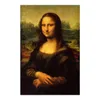 Leonardo da Vinci Mona lisa pintor poster de impressão decoração de casa emoldurada ou não moldada material