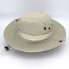 Ведро шляпа Safari Boonie Mense039S Панама Рыбалка хлопок на открытом воздухе.