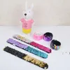 Mermaid Sequins Bracelet Flexible Sequins Slap Snap Wristband Glitter Bracelets Kid Boys Girls Jewelry Gift Party Favor RRE11793