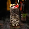 Kupalar Komik Hawaii Tiki Kupa Seramik Bira İçecek Porselen S Gözlük Bardak Votka Şarap Kokteyl Kahve Bar Aracı Tumbler Hediyeler