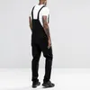 メンズパンツ2021ファッション男性貨物サスペンダー全体のジャンプスーツストレートレッグオーバーオールポケットズボン長袖カジュアルズボン