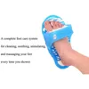 Douche Foot Massager Grooming Foots Tool Bathroom Callus Remover bevordert Circulatie zorgt voor diepe reiniging met zuignappen WH0310