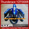 OEM-lichaam voor Yamaha Yzf1000r Thunderace YZF 1000R 1000 R 96-07 Zwart Gouden Carrosserie 87NO.156 ZF-1000R 96 97 98 99 00 01 YZF1000-R 02 03 04 05 06 07 1996 2007 Verkleefset