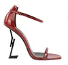 21S VROUW POMP Sandaal Stiletto Heels Sandalen Luxurys Designers Mode Heel Dames schoenen Dress Shoe Summer Ladies Slipers 35 tot 43