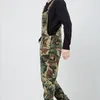 Mode camouflage design jeans denim overalls män casual wash skinny bib man jumpsuit jean pant 210716