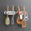 Portaoggetti Rastrelliere Multifunzionale Mop Clip Gancio Scaffale da cucina Portaoggetti Spazzola Scopa Gancio Punzonatura gratuita Strumento per il bagno domestico autoadesivo 2021