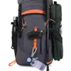 50Lキャンプハイキングバックパック登山バッグ大容量トレッキングリュックサックアウトドアバックパックハイキングキャンプテントアルミニウムY0803