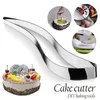 Autres ustensiles de cuisson bricolage en acier inoxydable gâteau trancheuse coupe pain pâtisserie diviseur outils Cookie Fondant Dessert tarte couteau Cutter