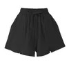 Korean Style Women Chiffon Shorts Summer High Waist Loose Wide Leg Thin Casual Large Size Haren Short Pants 8002 Women's