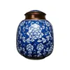 Jingdezhen handgemalte blaue und weiße Porzellan Tieguanyin Tee Pot Keramik Vakuumversiegelte Topf Aufbewahrungstopf
