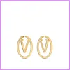 NIEUWE Women Fashion Earrings Gold Round Crystal Earring Designer sieraden dames oorbanen voor feestliefhebbers Geschenken Hoge kwaliteit Nice D6377135