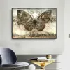 Huacan Malowanie Zwierząt Butterfly Diamond Art Pełna Wiertarka Haft Mozaika Lizard Cross Stitch Decor