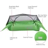 Tenda inflável portátil 2 em 1, sofá de ar inflável com dossel, acampamento ao ar livre, mochilão, caminhadas, suspensão, tendas e abrigos8804245