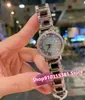 Mode femmes montres à Quartz nouveau blanc noir céramique diamant horloge femme acier inoxydable nacre montre-bracelet 30mm