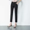 Pantaloni a matita per caramelle casual femminile arrivo 95% cotone elastico pantaloni magri magri pantaloni da donna femminile 210706
