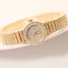 Нарученные часы BS Женщины смотрят знаменитые бренды роскошных брендов Diamond Ladies Watches Женщины маленькие наручные часы Розовые золото Montre Femme 2022