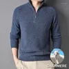black wool turtleneck sweater mens