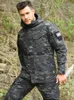Hunting Jackets M65 Army Clothes Casual Tactical Windbreaker Men Waterproof Flight Pilot Coat Hoodie Military Field Jacket Winter Autumn