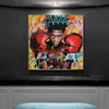 Modern Graffiti Art African Boxer Posters and Prints Canvas Paintings Wall Art Pictures for Living Room Home Decor Cuadros No Fra237T