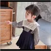 Clothing Baby Kids Maternity Drop Delivery 2021 Spring Clothes Girl Set Chess Belt Top Child Suit Skirt 2 3 4 T Baby Birthday Sets Kg18 Nrrvg