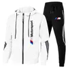 2021 BMW M Sport Spring Autustwa Fashion Zapip Hoy Bluza Niestandardowa męska Running Osobowa osobowość Hip-Hop Catt Kurtka