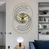 Wall Clocks Home Decor Modern Design Metal Wrought Iron Decorations Living Room Office Study Corridor Watch Hanging Clock