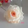 200pcs 10cm Simulated Rose Head 20colors Artificial fabric silk rose flower head diy decor vine wedding arch wall flower accessory2173742