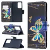 Colors Printed Pattern Flip Wallet TPU in inner Cover Phone Cases for Samsung A32 A52 A72 5G A02S A12 A21S A31 A70E A41 A11/M11 A01 A21 A40 A20 A30 A50 A70