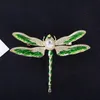 Émail libellule broche bijoux pour femmes Bouquet de mariée écharpe insectes broches broche luxe Corsage cadeaux d'anniversaire