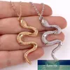 Nouveau Punk Serpent Pendentif Collier Or Argent Couleur Pour Hommes Femmes Cou Bijoux Déclaration Pouplar Collier Cadeaux