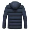 Moda Fleece Capuz Casaco de Inverno Homens Grosso Mens de Inverno Jaqueta de Inverno Presente à prova de vento para paduk marido Parka 211104