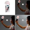 Rechargable LED Selfie Phone Light Portable Adjustable Brightness with Battery Enhancing Photography Efficient for Camera in Retail Box