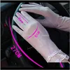 Wraps Hüte, Aessoriessummer Lady Radfahren Anti-Rutsch-Sonnenschutz Hand Spitze Punkt Atmungsaktiv Mode Persönlichkeit Lässig Baumwolle Touchscreen G