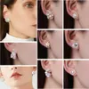 Coeufuedy Classic Big Stud Earring Baroque Zoetwater Parel Oorbellen voor Dames Party Huwelijksgeschenk Fijne Sieraden Handgemaakt