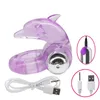 Vibrating Rings Cockrings Rabbit Shape Powerful Mini Penis Vibrator Adult Sex Toys For Men