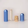 Aluminium blanco diffuser nasale inhalator navulbare flessen voor aromatherapie essentiële oliën met hoge kwaliteit katoen wieken 2023 v2