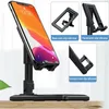 Verstelbare telefoon beugel Desktophouder Multifunctionele Live Broadcast Stand Opvouwbare Mobile voor iPhone 12 Samsung Huawei