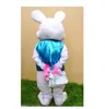 Nuovo costume della mascotte della mascotte del coniglietto di Pasqua per adulto da indossare in vendita Costume di carnevale Costume da festa di carnevale