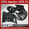 Injection Fairings For DUCATI 748 853 916 996 998 S R 94 95 96 97 98 Flat Black 42No.84 748R 853R 916R 996R 998R 94-02 748S 853S 916S 996S 998S 1999 2000 2001 2002 OEM Body