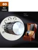 2022 Lyx 1 Watch Box Automatisk Trä Mekanisk Klockor Winder Storage Single Winding PU Läderfodral Hållare Silent Display